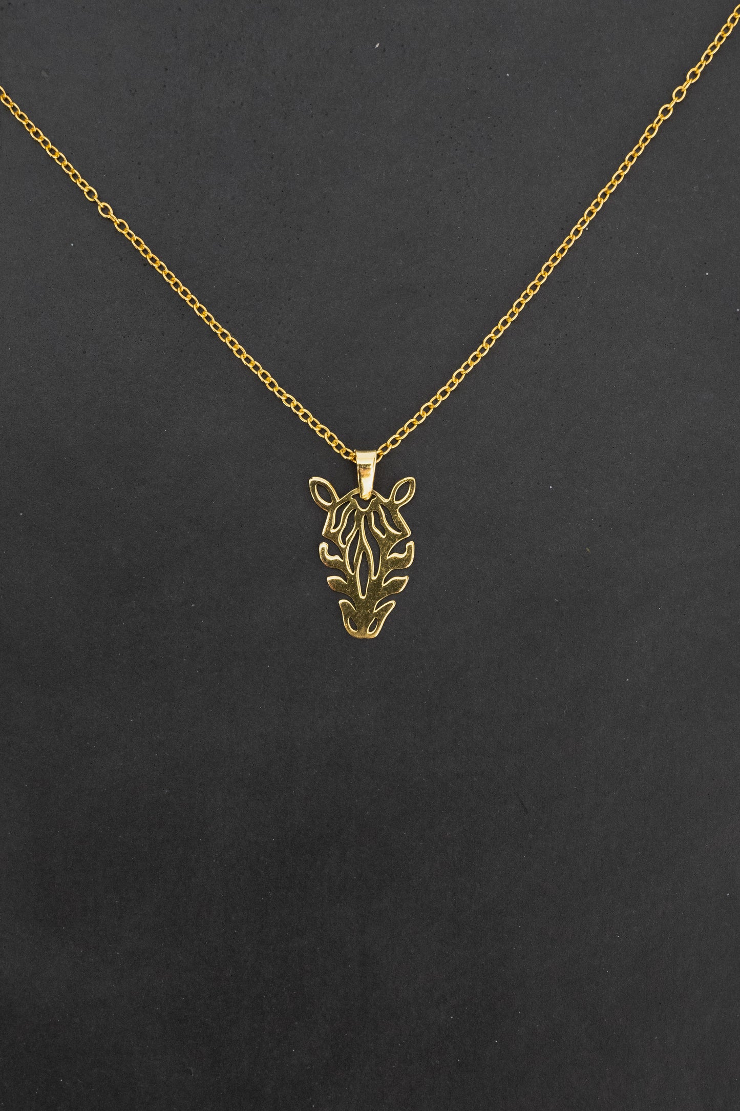 Zebra Face Pendant