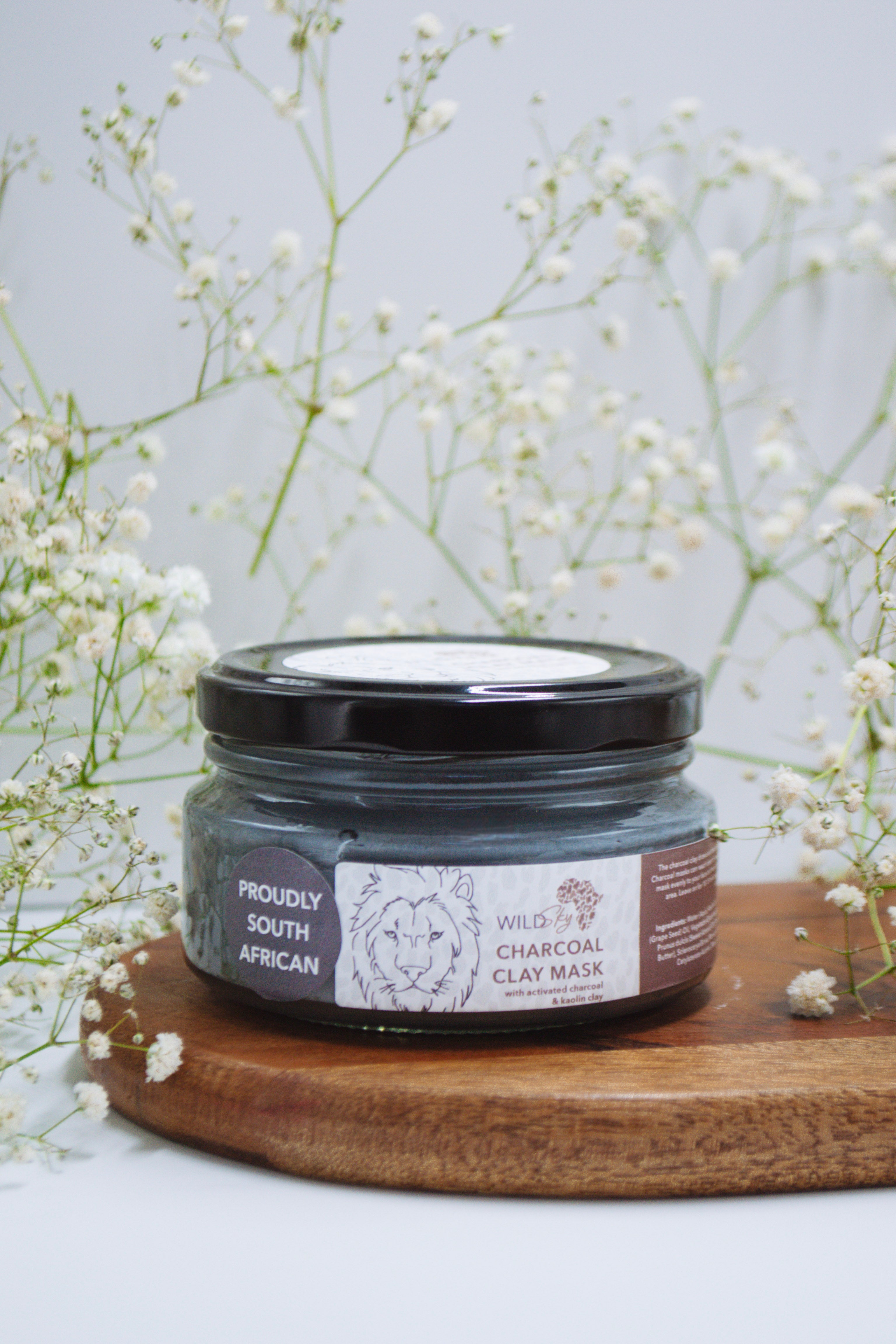 Natural African Charcoal Clay Mask