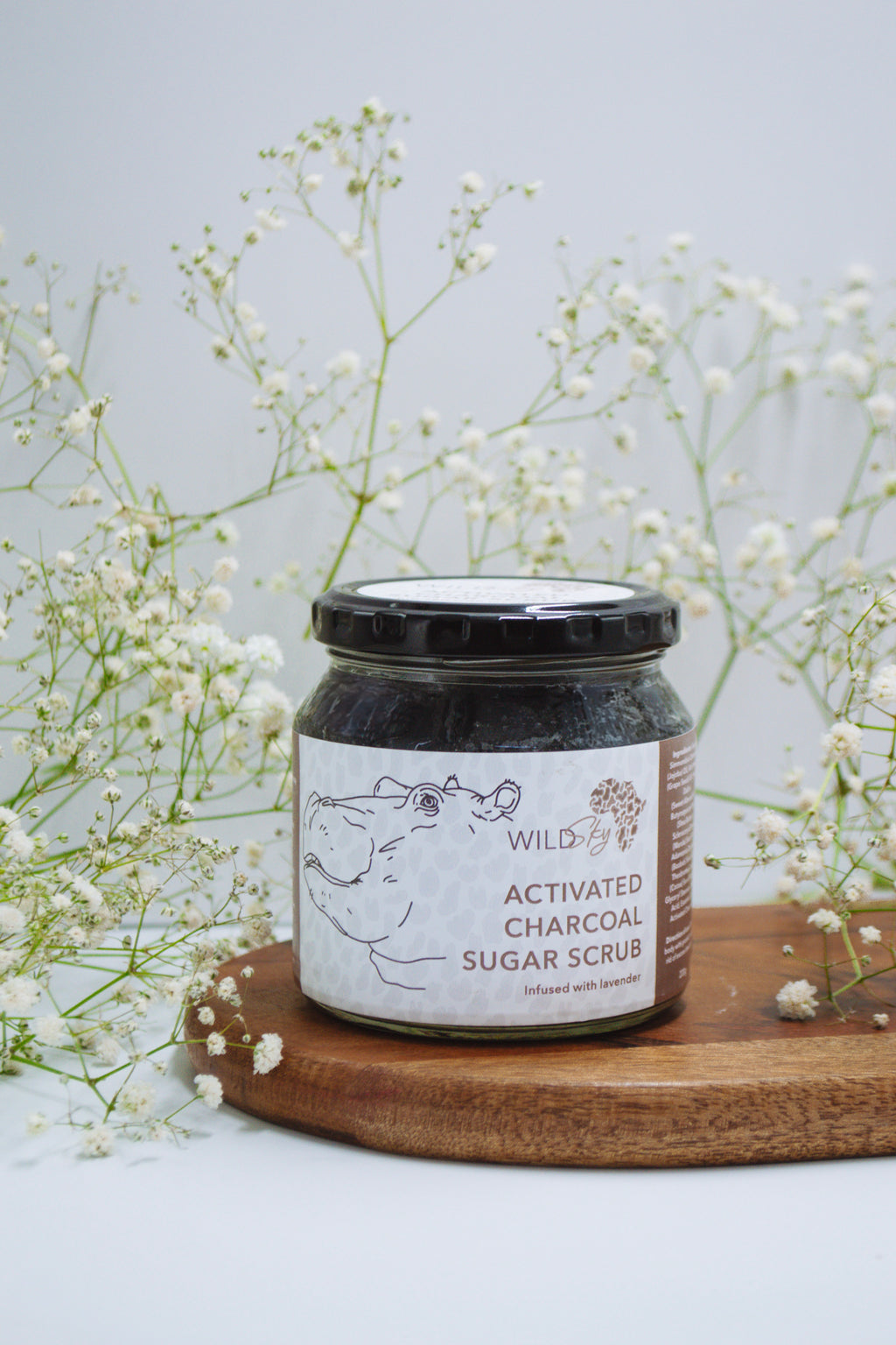 Activated Charcoal Sugar Scrub