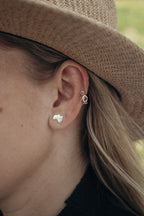 Solid Africa Map Studs