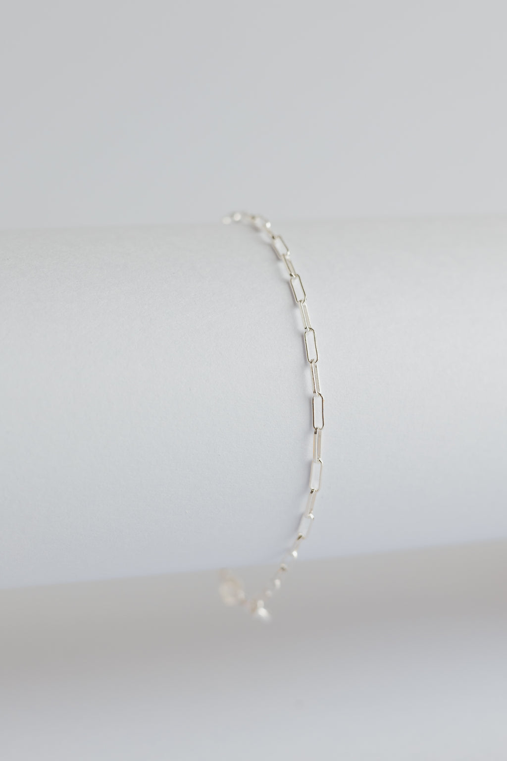 Fine Paperclip Bracelet