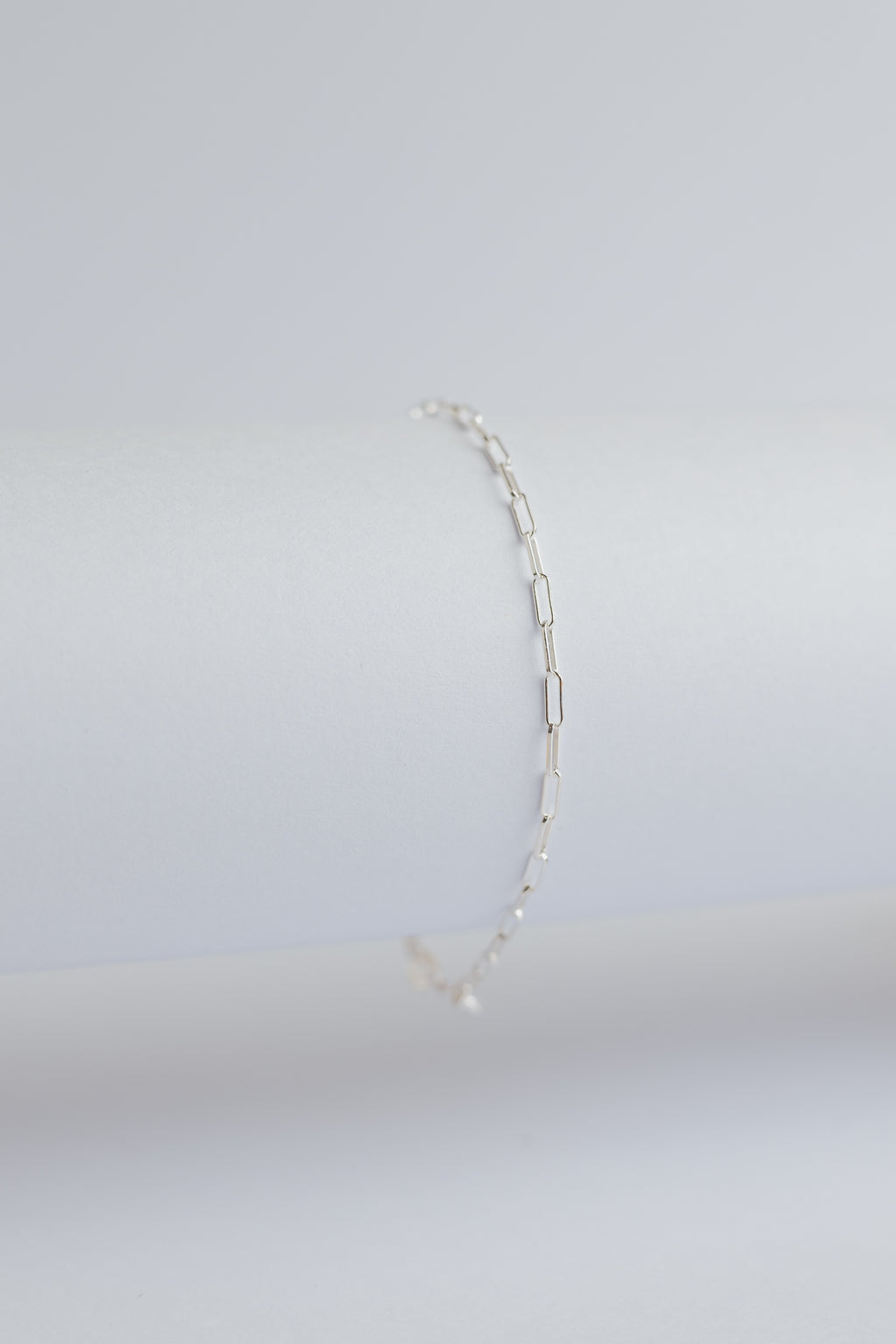 Fine Paperclip Bracelet