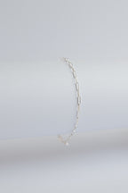 Fine Paperclip Bracelet