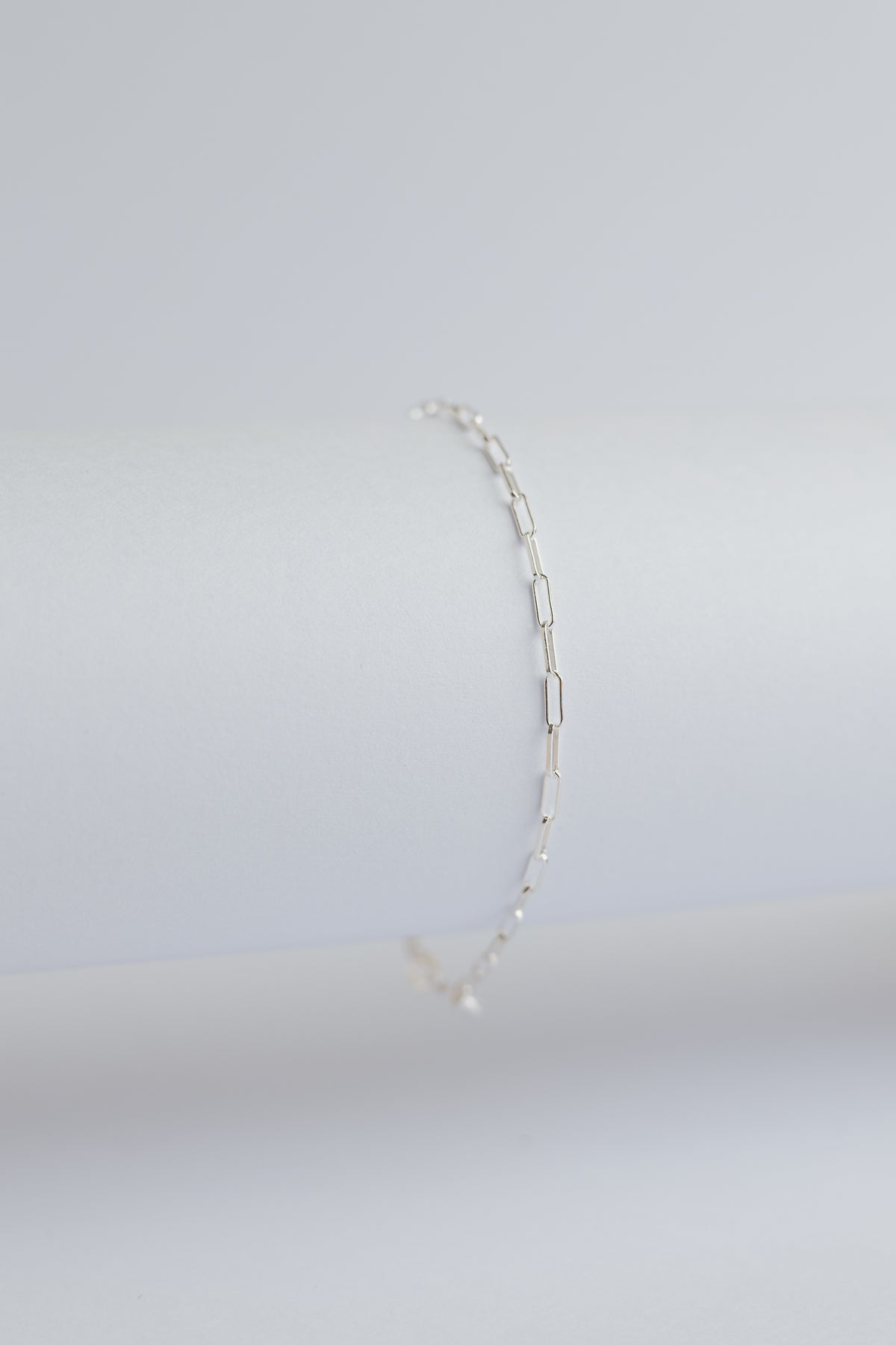Fine Paperclip Bracelet