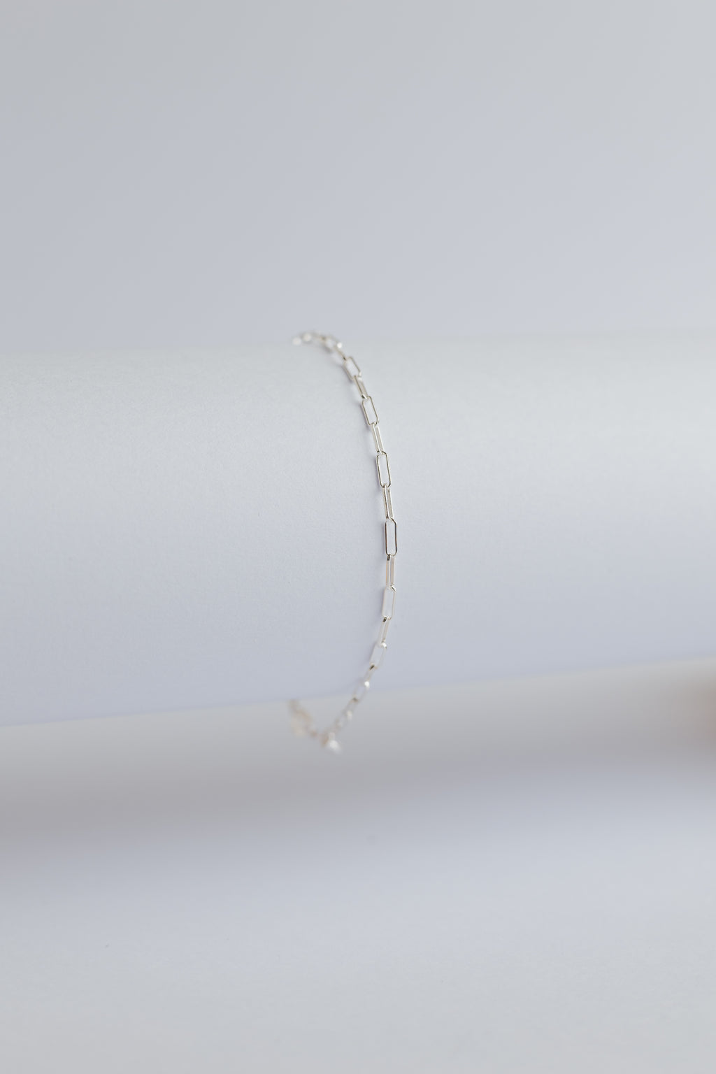 Fine Paperclip Bracelet