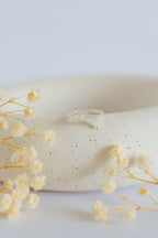 Cutout Africa Map featuring Heart Ring