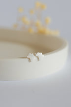 Solid Africa Map Studs