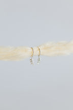 Leaf Hoop Earrings