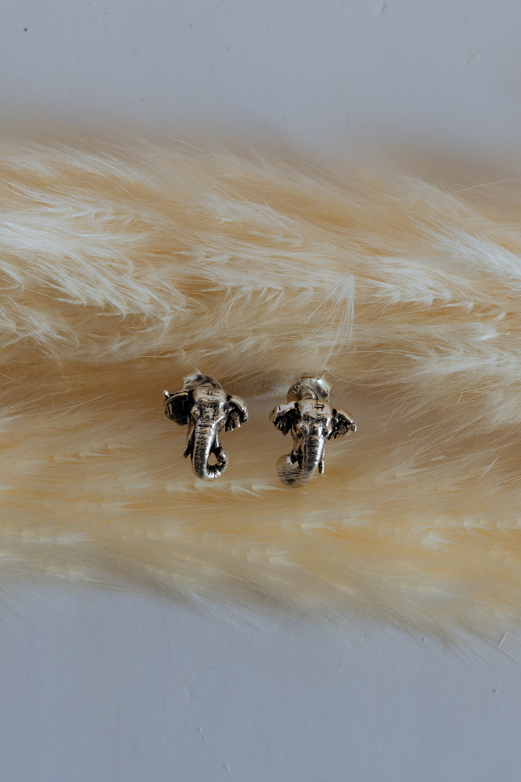 Elephant Head Stud Earrings