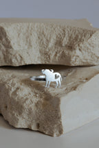Buffalo with Heart Cutout Ring