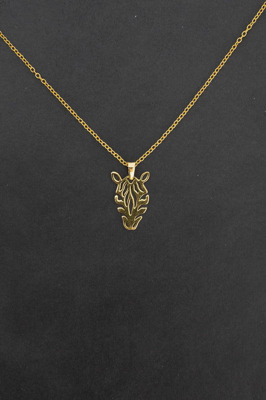 Zebra Face Pendant