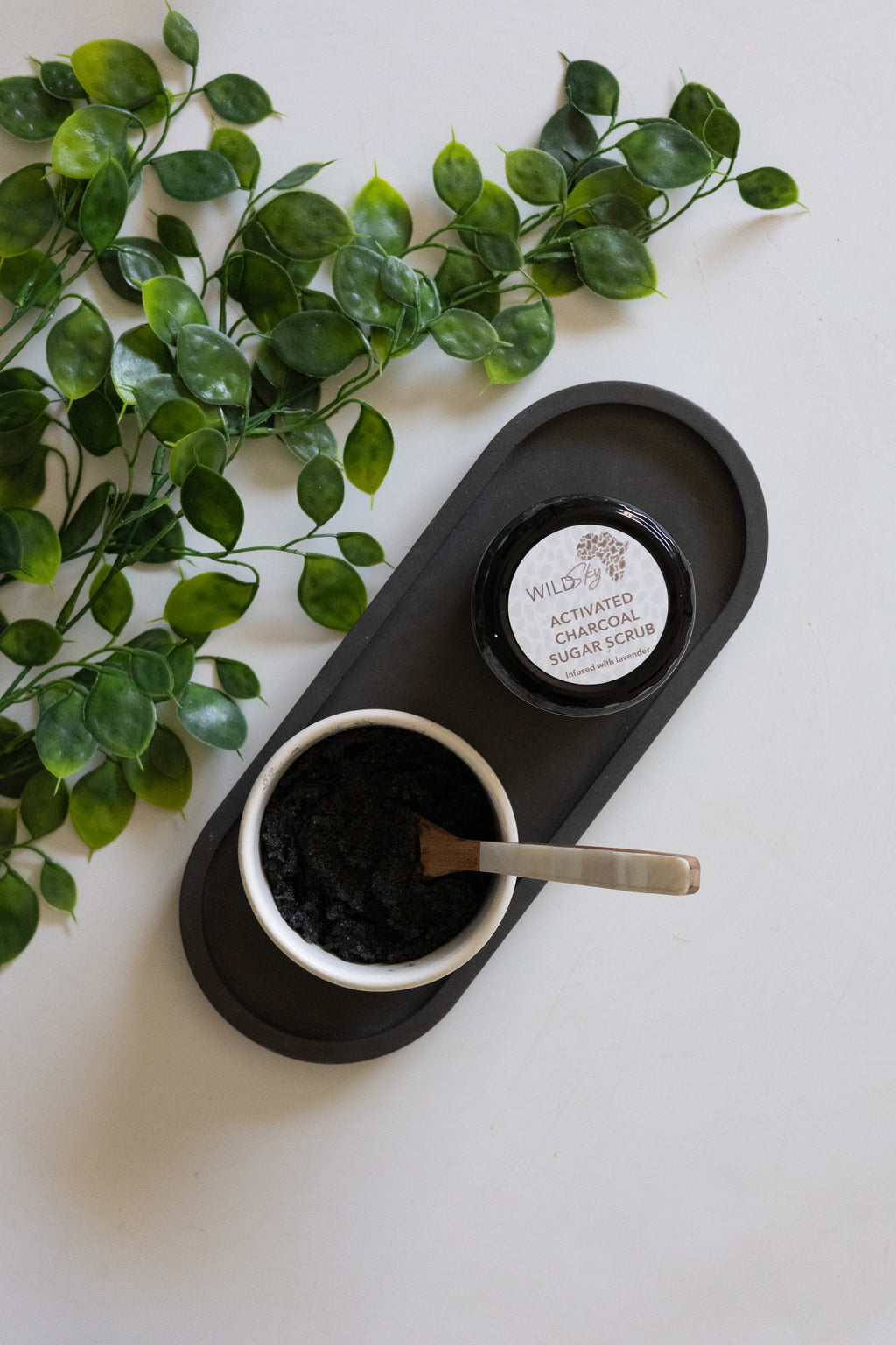 Activated Charcoal Sugar Scrub