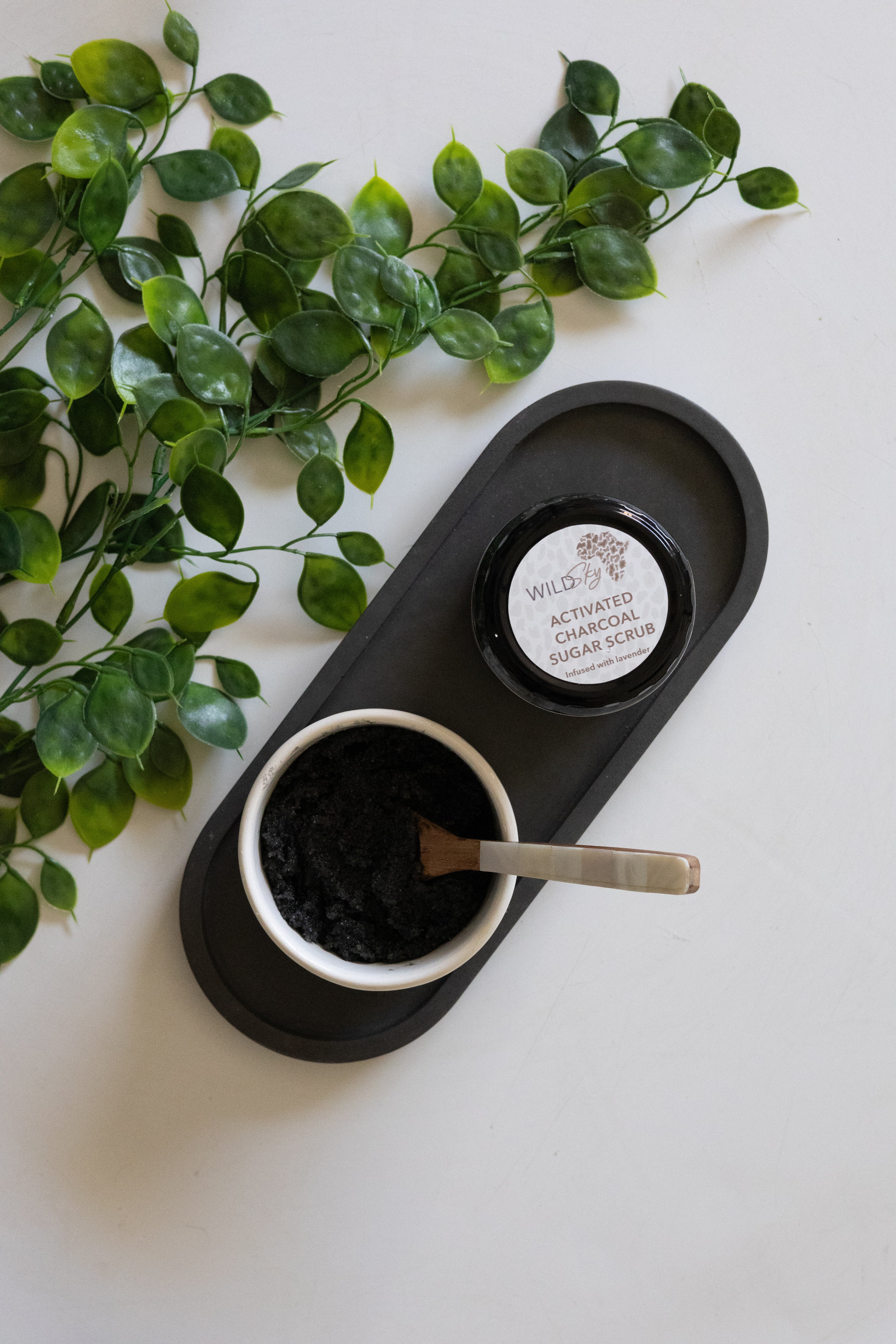 Activated Charcoal Sugar Scrub