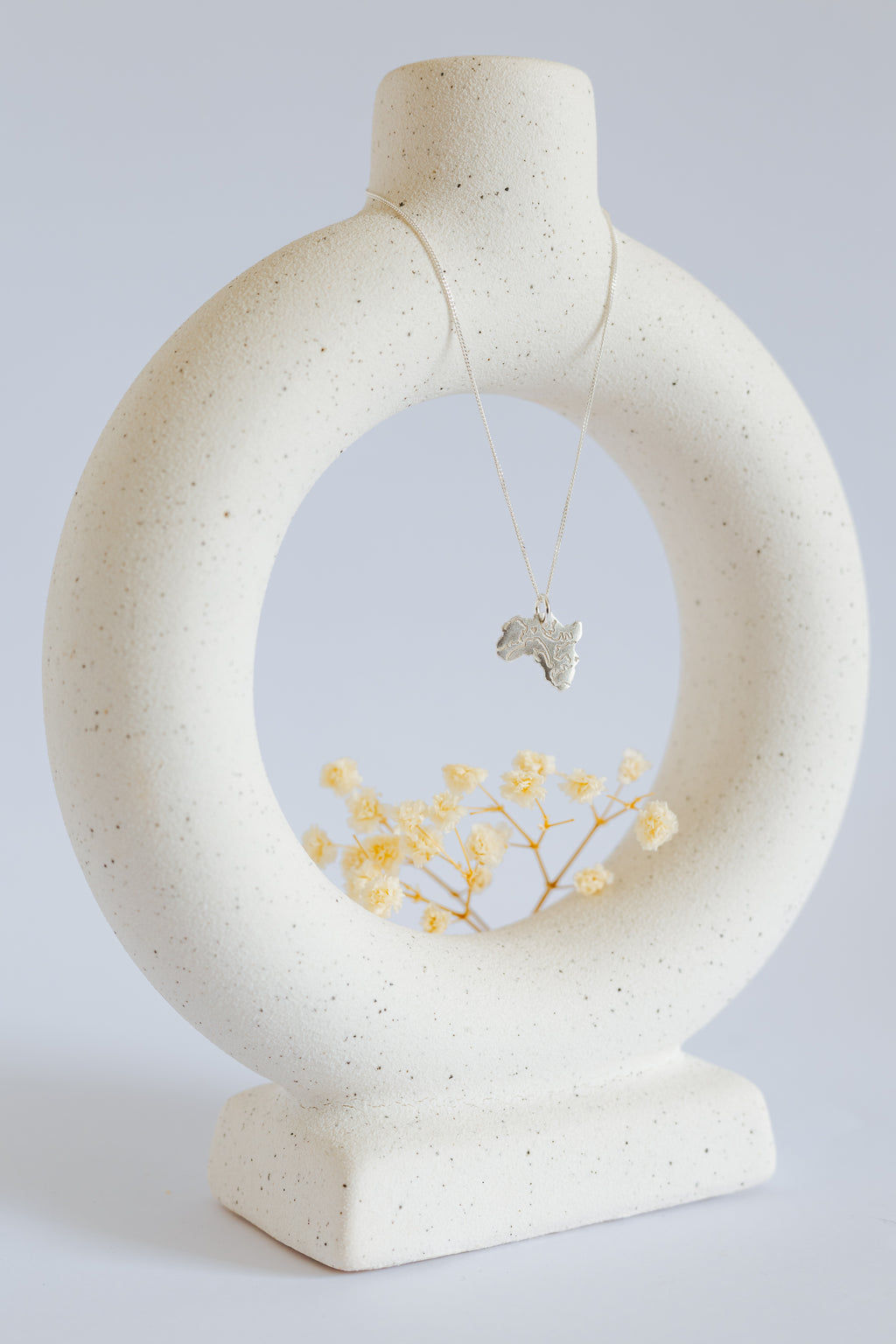 Africa Pendant Featuring Buffalo, Elephant, Leopard, Lion, Rhino Engraving