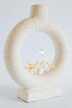 Africa Map Pendant with Heart Cutout