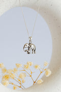 Mom and baby Elephant Pendant