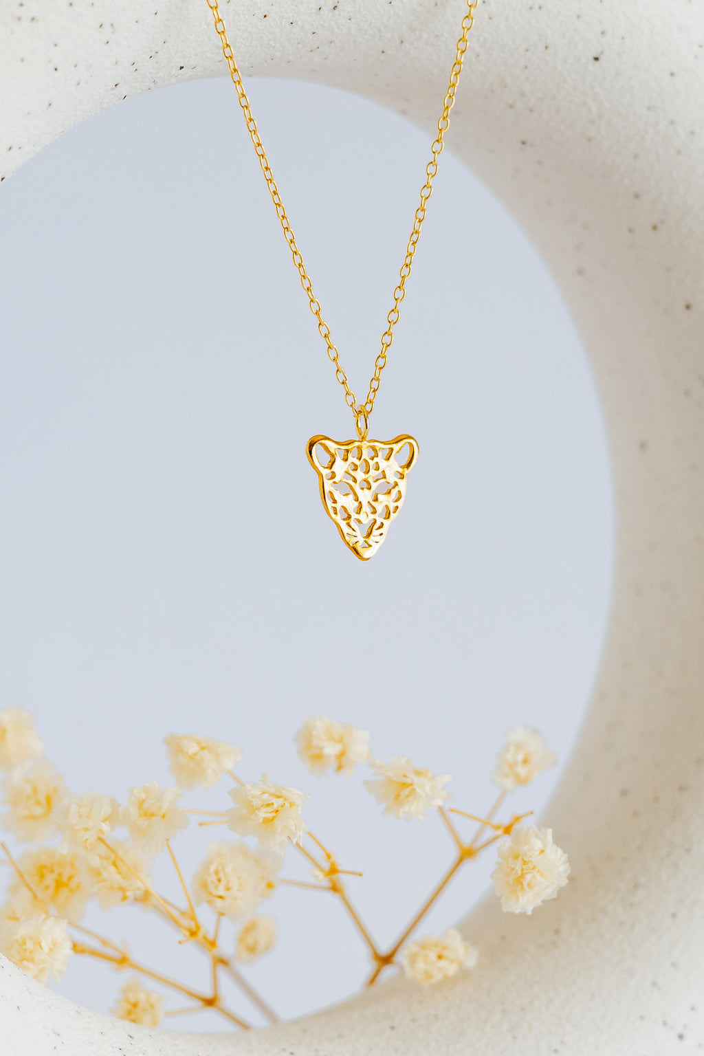 Leopard Face Pendant