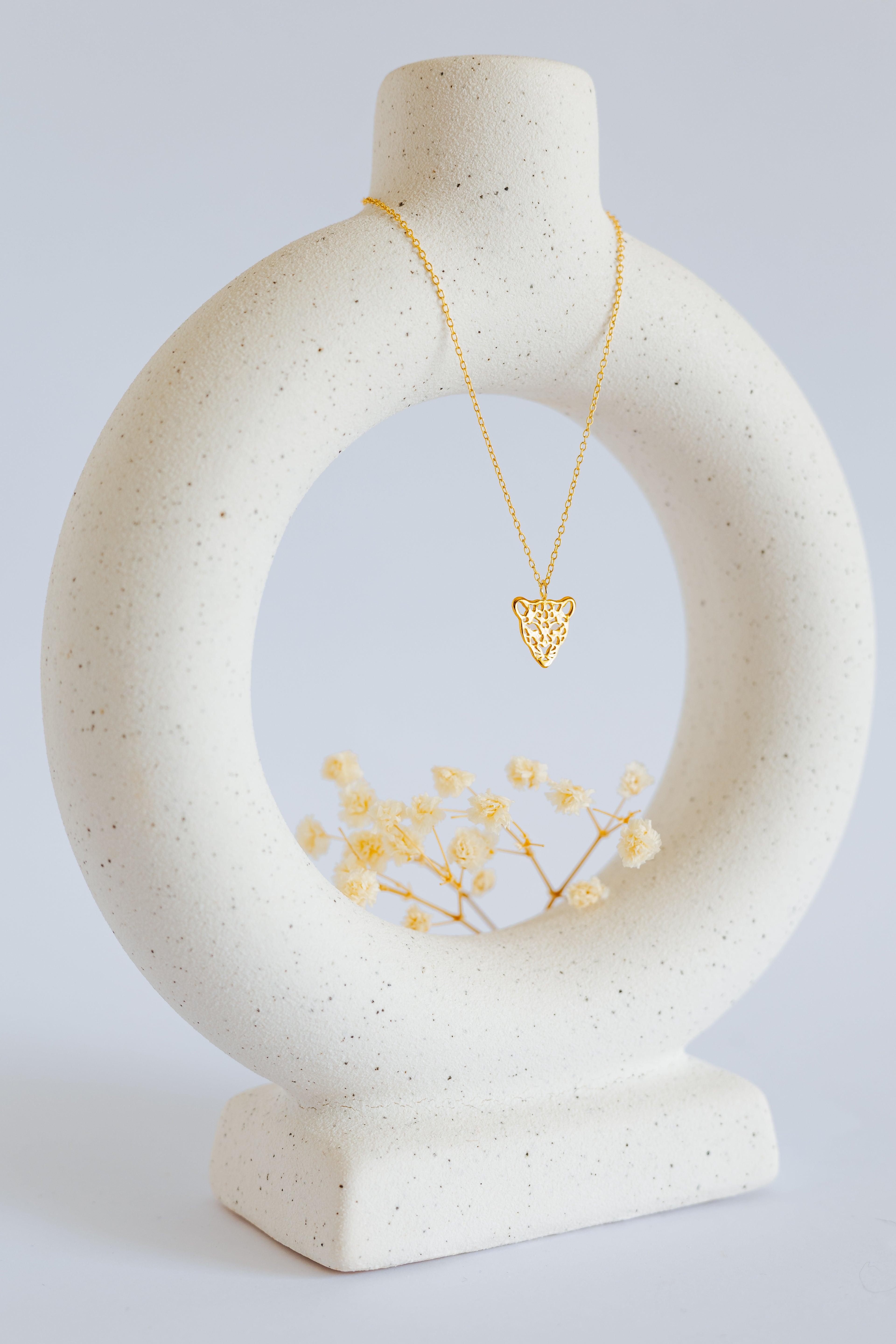 Leopard Face Pendant