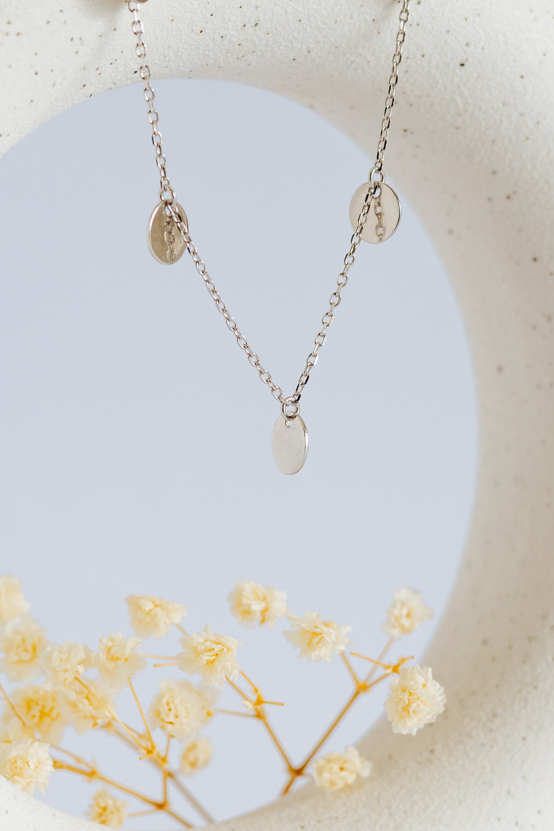 Five Solid Circles Pendant