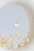 Elephant Pendant with Heart Cutout