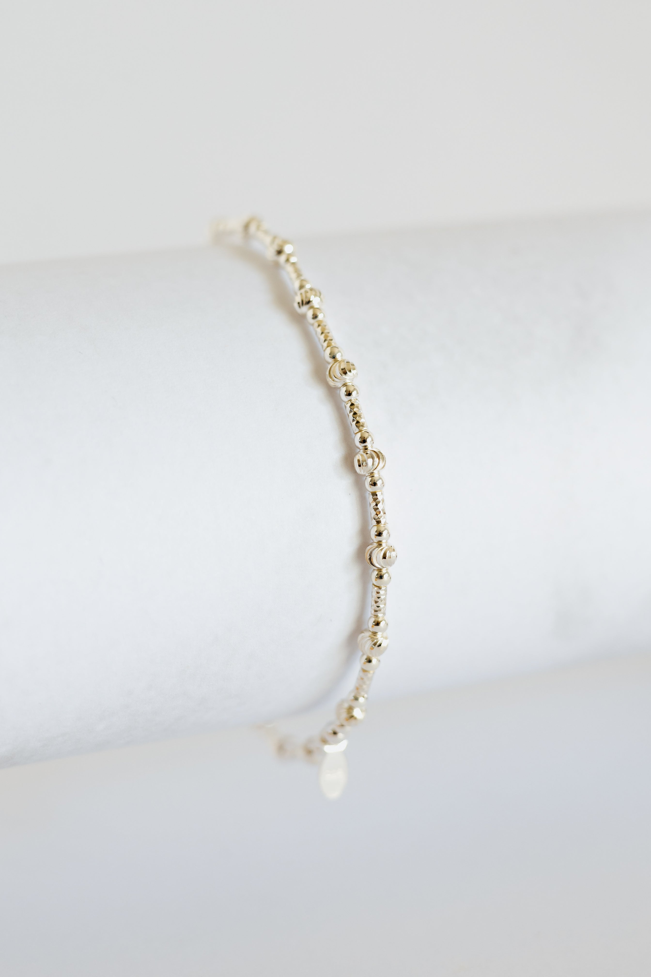 1 Big 2 Small Beaded Sterling Sterling Band