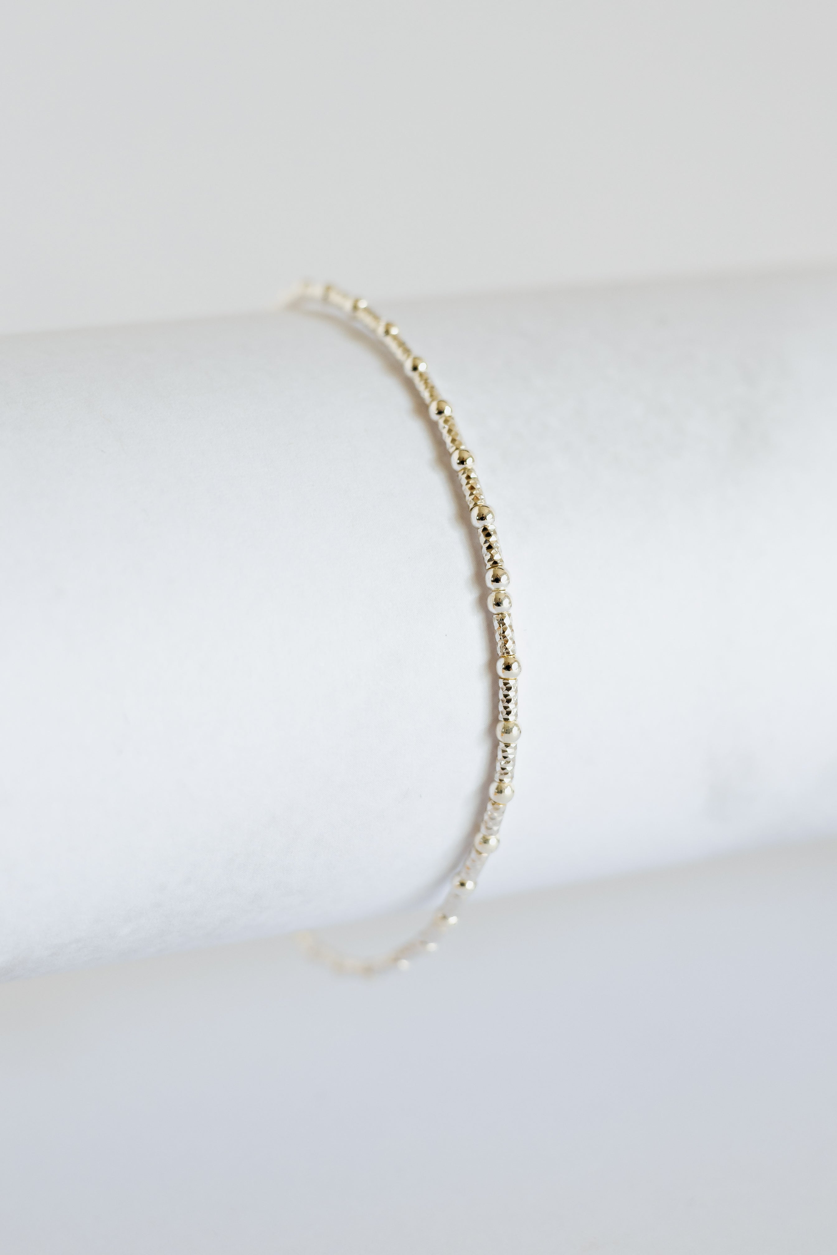 Multi Big Ball Beaded Sterling Silver Band