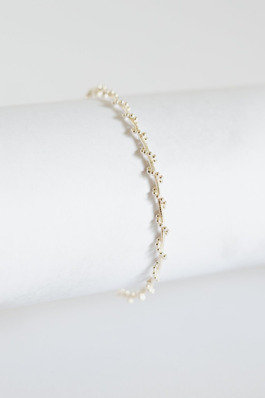 Snake twisted Ball Bead Bracelet