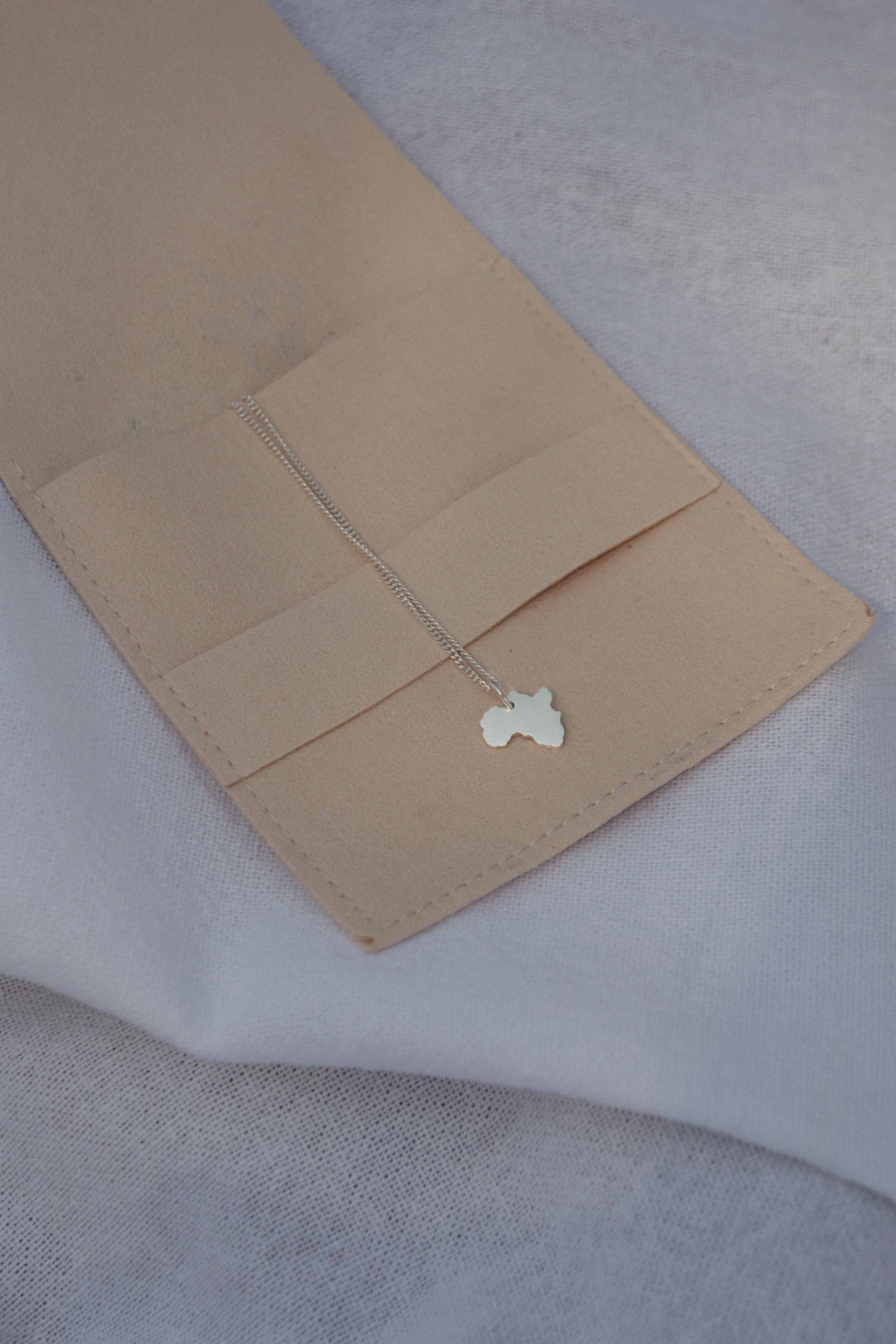 Small Solid Africa Map Pendant