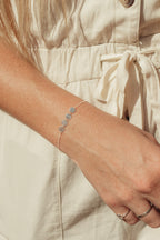 Four Flat Circle Bracelet