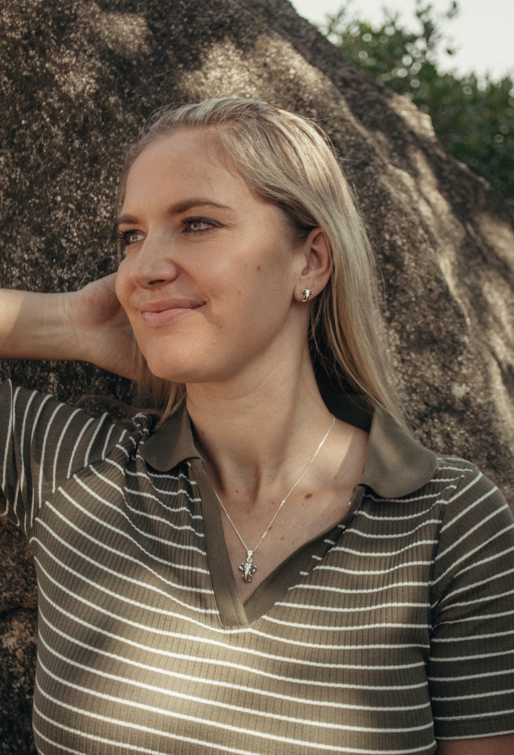 Elephant Head Stud Earrings