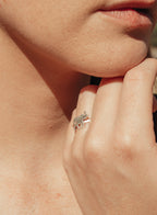 Elephant with Heart Cutout Ring