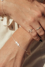 Lion with Heart Cutout Bracelet