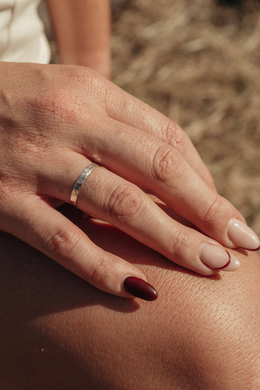 Hammered Band Ring